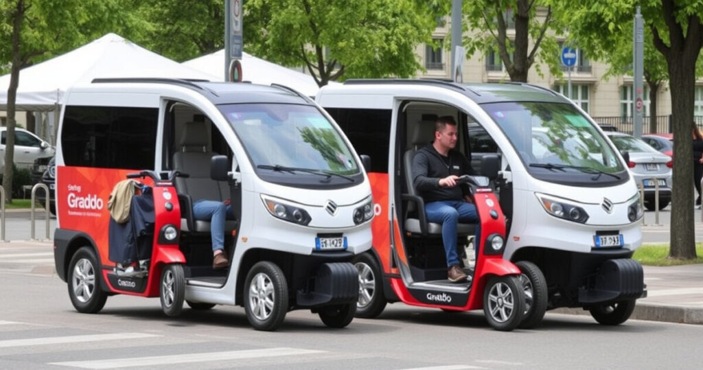 "15 nuovi veicoli per il turismo accessibile a Grado, potenziando la mobilità inclusiva."