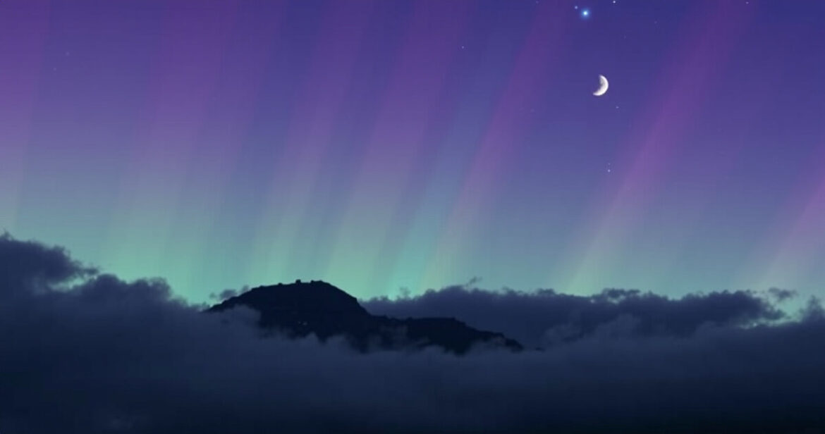 Il cielo cileno si tinge di colori straordinari durante la recente eclissi lunare.