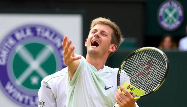 "Jannik Sinner vince il torneo di singolare maschile a Wimbledon, primo italiano nella storia."