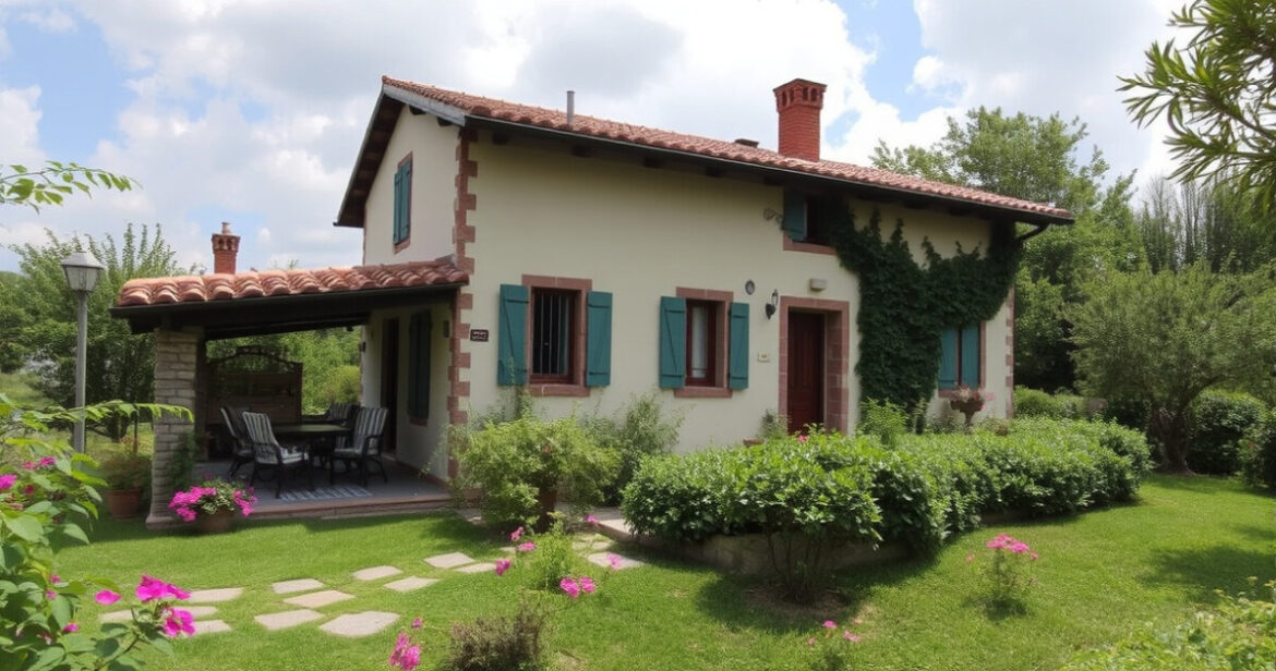 La casa di Orietta Berti: un angolo di paradiso immerso nel verde e nella tranquillità.