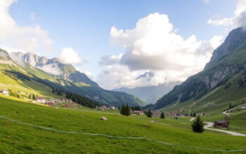 ALT: "Panorama estivo di Livigno, meta ideale per sport all'aperto e cultura in montagna."