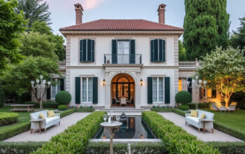 "Interni eleganti della casa di Martina Colombari e Billy Costacurta a Milano"