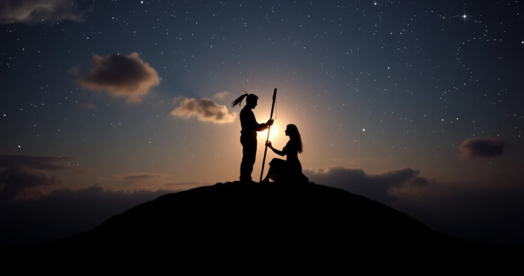 "Immagine oroscopo del giorno: segni zodiacali affrontano sfide in amore e lavoro con attenzione agli imprevisti."