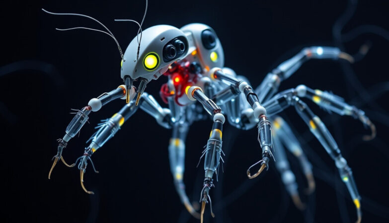 "Robot-vermi di Harvard che simulano movimenti collettivi, rappresentando un organismo unico in tecnologia avanzata."