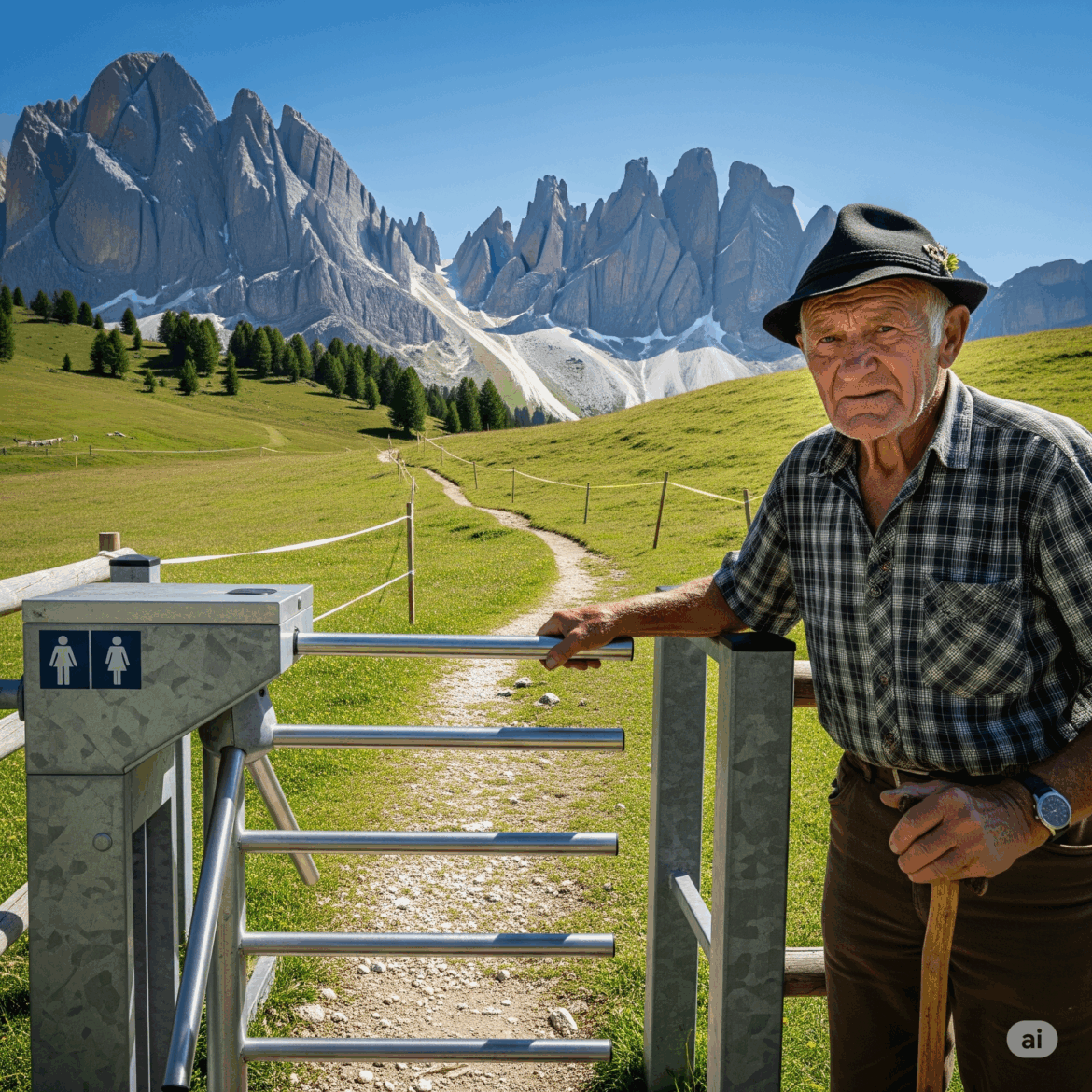 Tornello a pagamento sul Seceda: stop all’overtourism