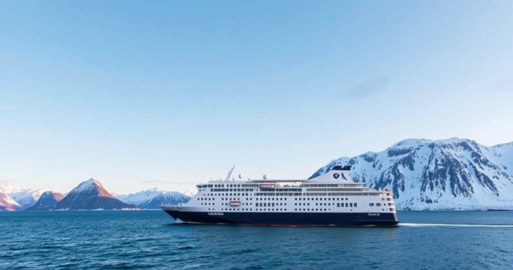 "Immagine della crociera a zero emissioni di Havila Voyages da Bergen a Kirkenes, un viaggio di 12 giorni nella natura norvegese."