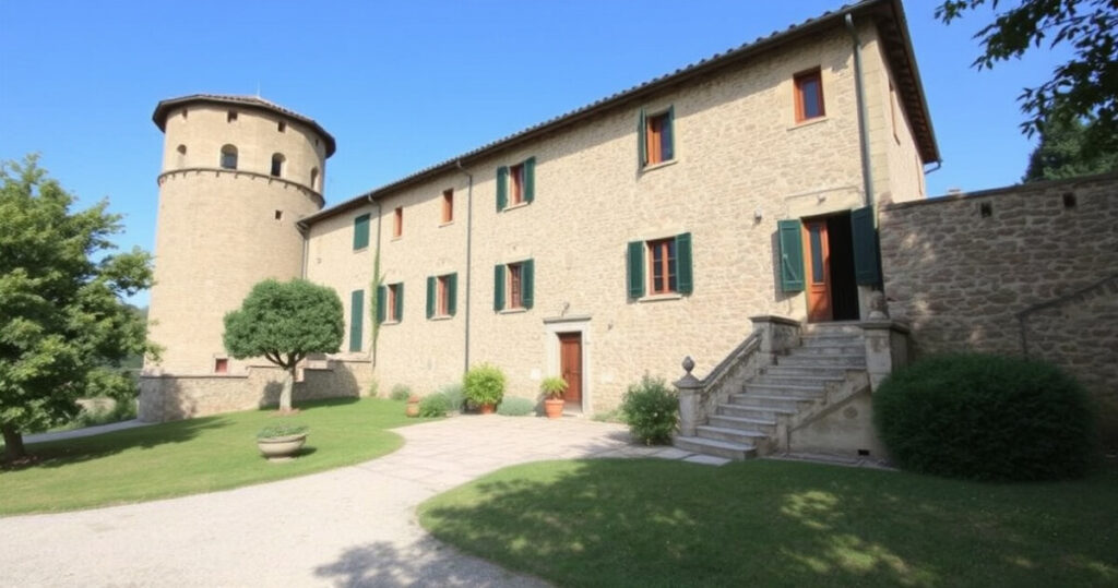 "Castello di Poggio Torriana in vendita, simbolo medievale con nuove opportunità dopo 60 anni."