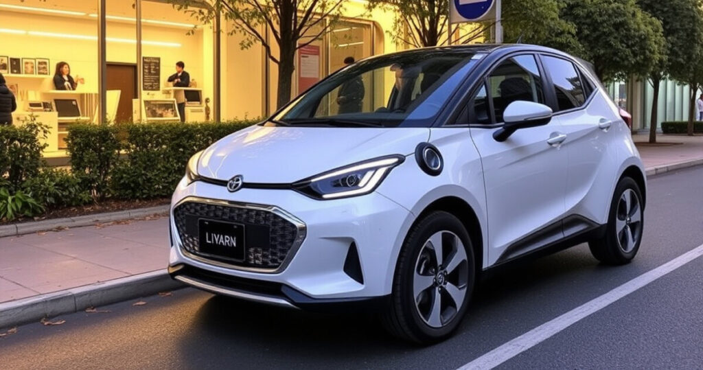"Auto elettrica Livan Smurf EV compatta e conveniente debutta in Cina"