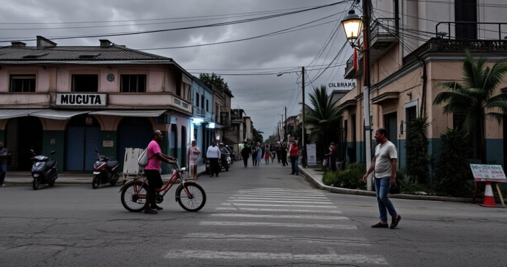 "Proteste popolari a Perico, Cuba, a causa di blackout di 27 ore durante la crisi energetica."