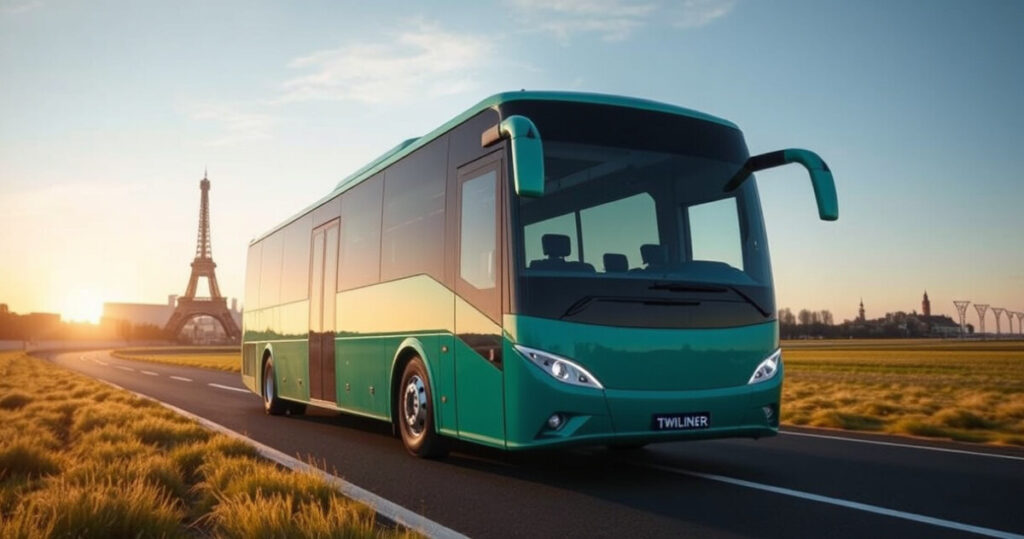 "Autobus notturno di lusso Twiliner con wi-fi, collega otto città europee"