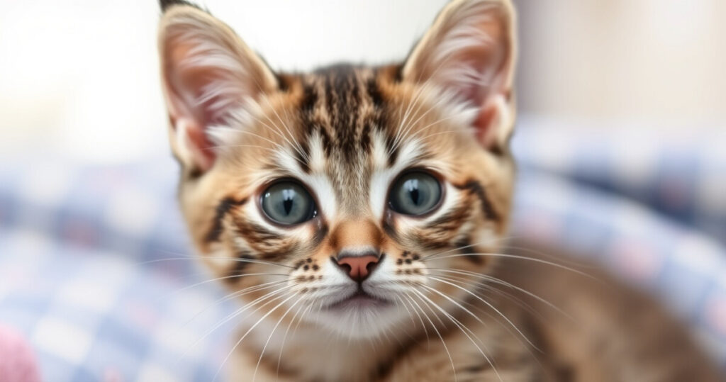 "Cucciolo di gatto con miagolio unico conquista TikTok"