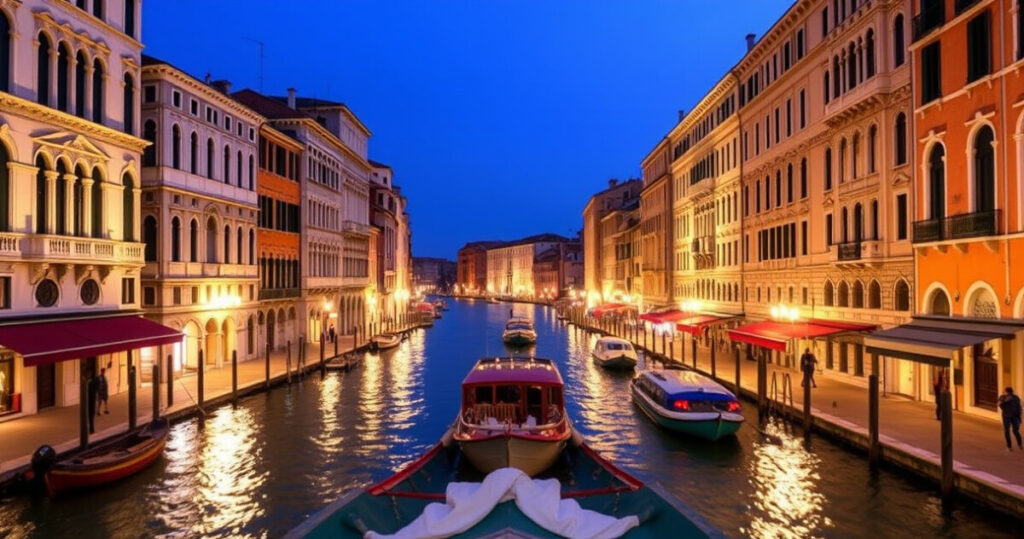 ALT: "Venezia migliora i servizi sul Canal Grande per ottimizzare il turismo e i traghetti low cost."