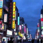 "Akihabara Tokyo blackout 2023, primo in 30 anni, cuore tecnologico giapponese."