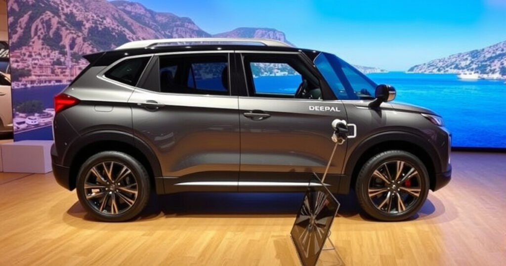 ALT: "Changan Deepal S05 SUV elettrico presentato al Salone di Monaco, in arrivo in Italia."
