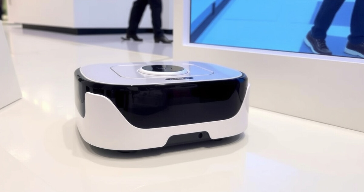 "Robot lavavetri Winbot W2S Omni di Ecovacs presentato all'IFA 2025, innovazioni per la pulizia automatica."