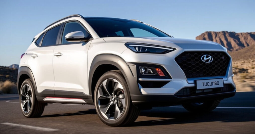 "Hyundai Tucson 2027: prime immagini del design innovativo e delle novità attese nel nuovo modello."