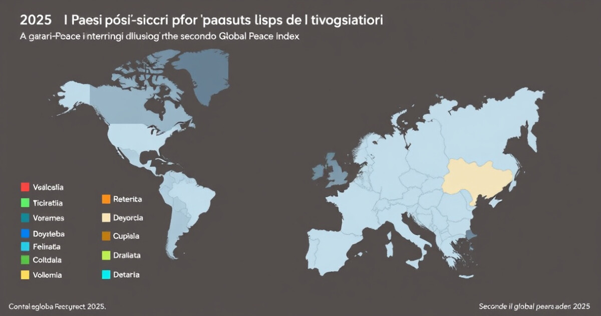 "Paesi più sicuri per i viaggiatori nel 2025 secondo il Global Peace Index"