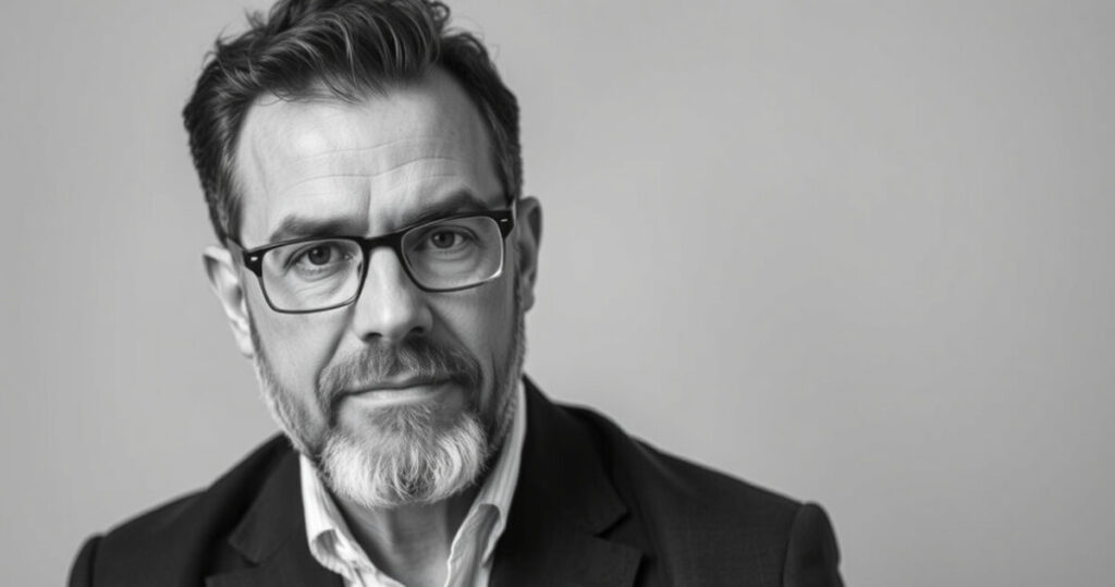 "Immagine di Mauro Corona, opinionista di Carta Bianca, mentre discute del suo patrimonio e dei guadagni sorprendenti."