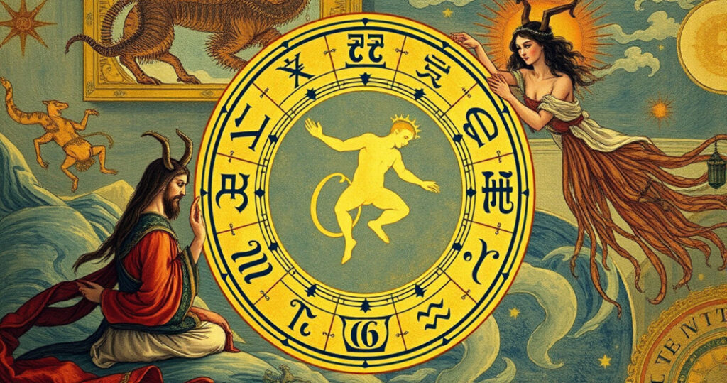 "Immagine dell'oroscopo di Mago Aicelti: tre segni zodiacali pronti per un cambiamento profondo."