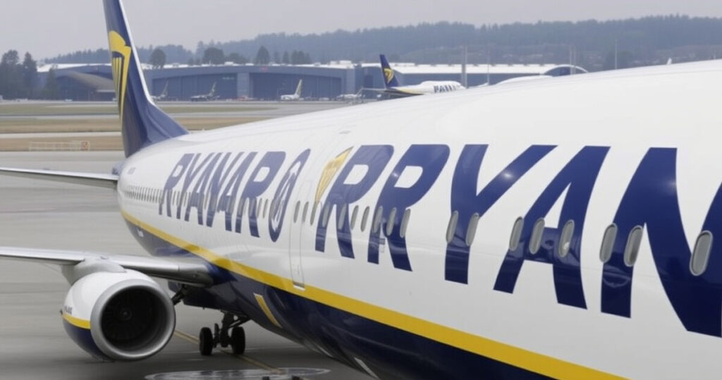 "Ryanair denuncia ritardi aerei in Gran Bretagna e critica NATS, con email del ministro."