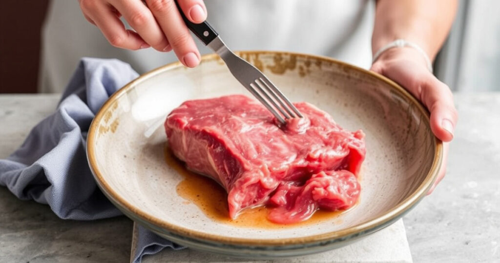 ALT: "Carne tenera e saporita preparata con friggitrice ad aria: consigli e tecniche per risultati perfetti."