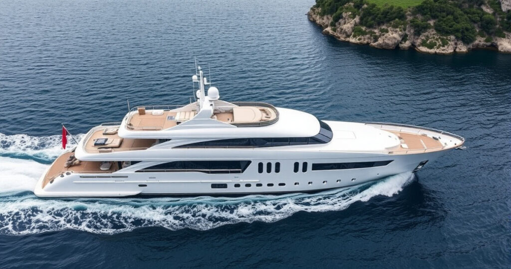 ALT: "Yacht Santiago di Stefano De Martino: costo e caratteristiche principali"