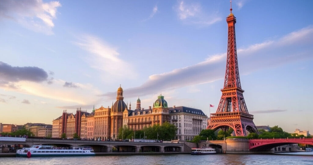 ALT: "Città europee da visitare durante le soste aeree: Barcellona, Amsterdam e Parigi"