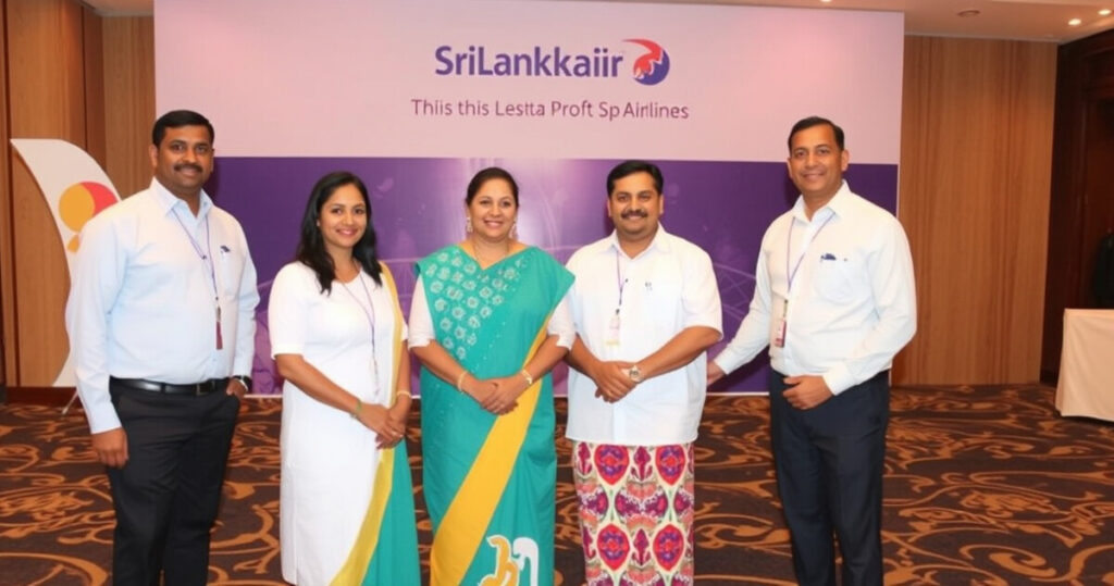"Immagine celebrativa per il 46° anniversario di SriLankan Airlines con eventi e promozioni speciali a settembre 2025."