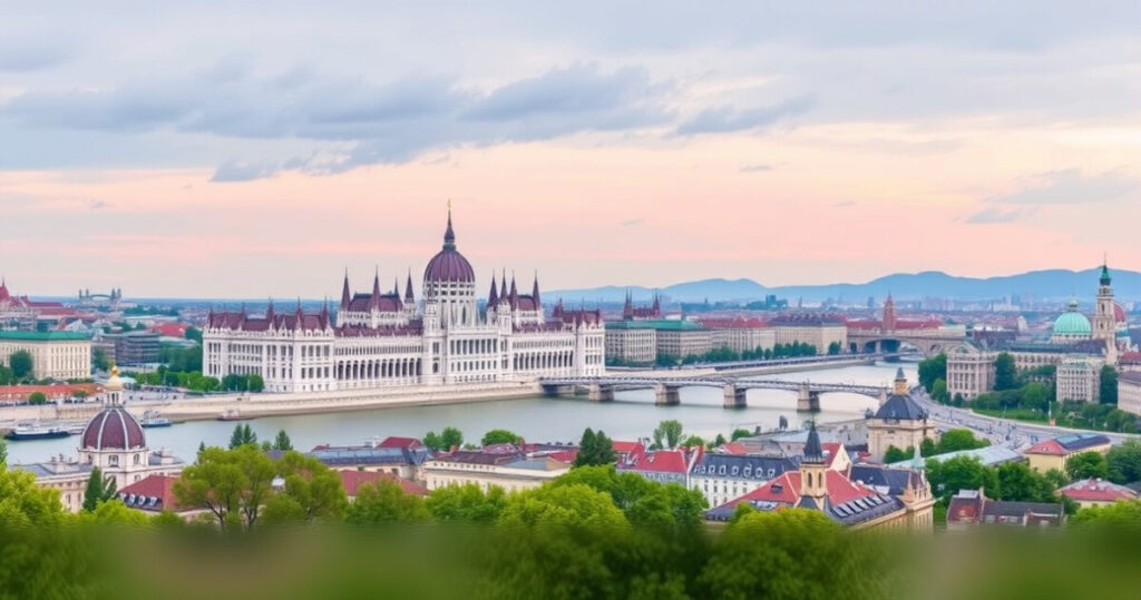 "Immagine del Tourism Summit 2025 a Budapest, incentrato su digitalizzazione, sostenibilità e MICE."