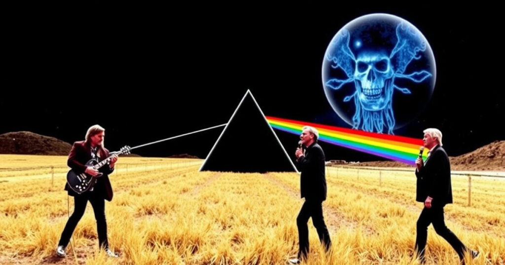 ALT: "Copertina dell'album 'Wish You Were Here' dei Pink Floyd, simbolo di un'epoca musicale iconica."
