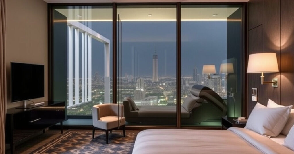 "Hotel di lusso abbandonano docce in vetro: nuova tendenza per trasformare gli spazi abitativi."