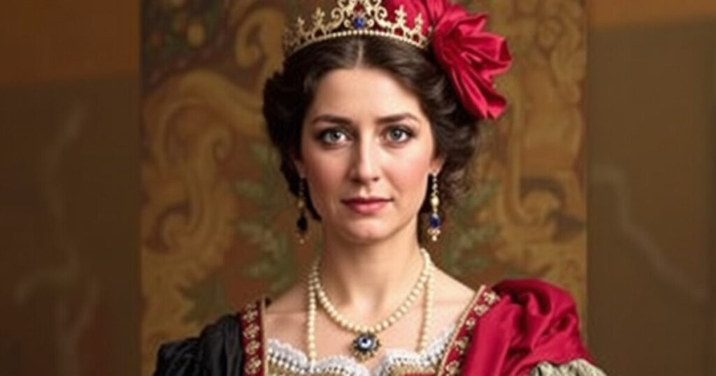 ALT: "Contessa Adelaide de Il Paradiso delle Signore di fronte a una difficile scelta di vita."