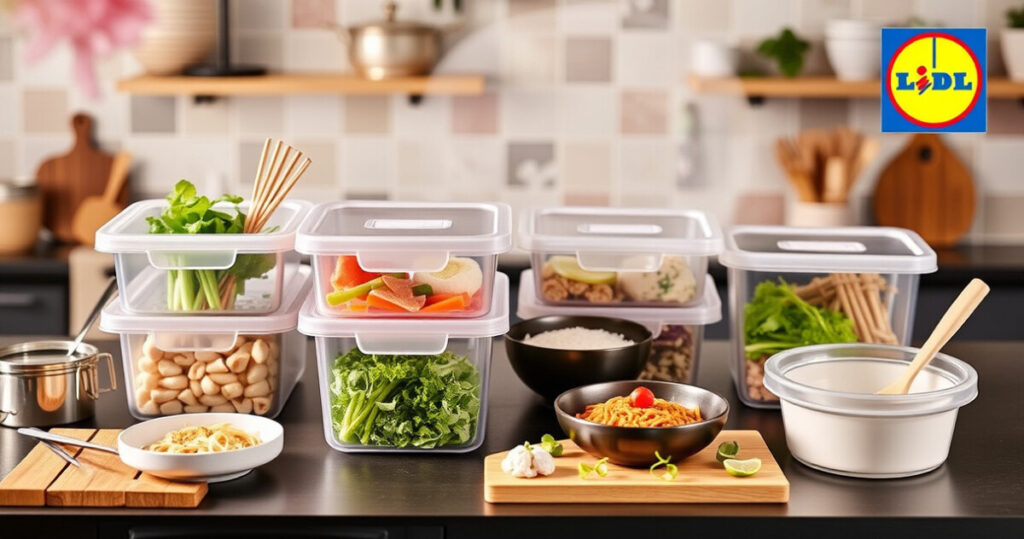 "Organizer per cucina giapponese LIDL a 2,99 euro, apprezzato dagli italiani."