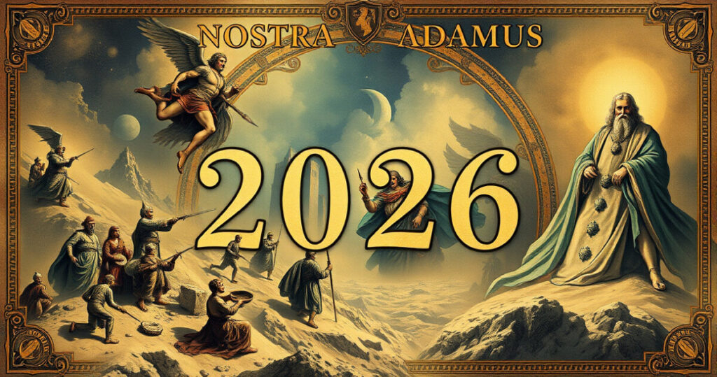 "Previsioni di Nostradamus per il 2026: conflitti e rinascita globale."
