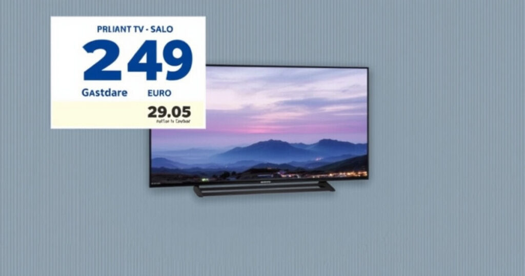 "Smart TV HD in offerta da Carrefour a 249 euro, un'occasione imperdibile per gli acquirenti."