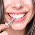 "Trucchi veloci per nascondere i denti gialli e migliorare il sorriso in due minuti."