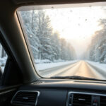 "Bustina di tè per migliorare la visibilità in auto d'inverno"