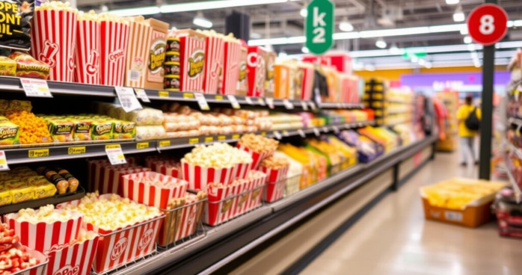 "Guida alla scelta dei migliori popcorn al supermercato per una snack sano e gustoso."