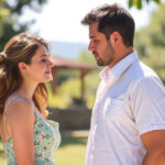 ALT: "Elena in crisi a Un posto al sole, affronta le azioni spietate di Eduardo."