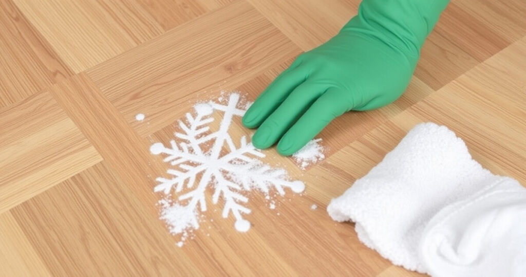 "Metodo naturale per eliminare graffi dal parquet e ripristinare la sua bellezza."