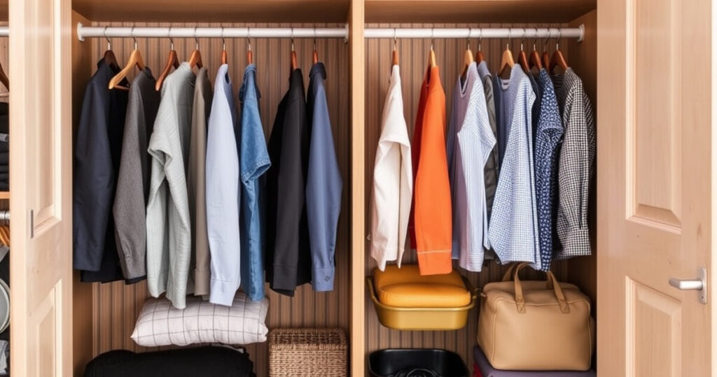 "Armadio ordinato: quattro metodi pratici per risparmiare tempo ogni giorno"