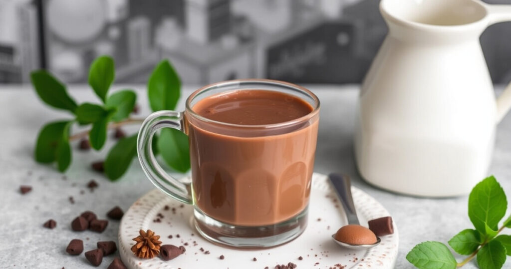 "Cioccolata calda cremosa fatta in casa con ingredienti semplici e trucchi efficaci."