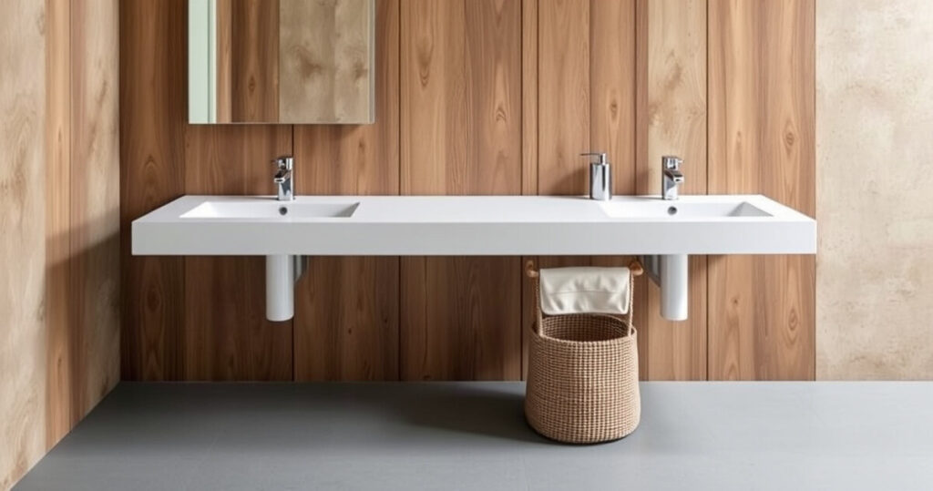 "Metodo semplice per pulire il bagno senza fatica con il trucco del mobile"