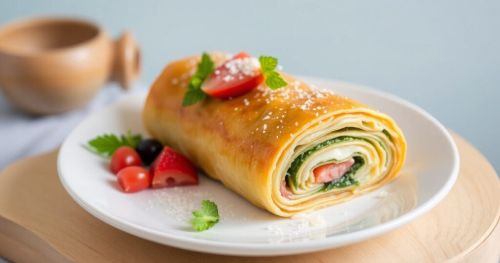 ALT: "Strudel salato versatile e gustoso, ideale per ogni occasione culinaria"