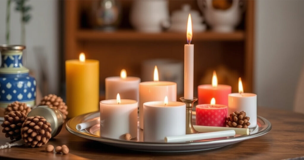 "Rischi per la salute e il cancro associati a candele e oggetti domestici."