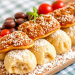 ALT: "Canederli tirolesi: deliziosi gnocchi tradizionali delle Alpi, un connubio di sapori autentici e cultura gastronomica."