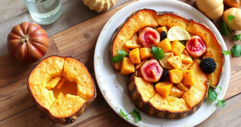 "Fiori di zucca al forno, antipasto semplice e gustoso per deliziare gli ospiti."