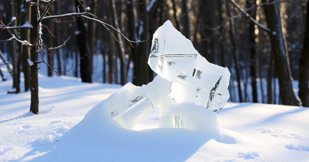 "Fiocchi di neve unici che brillano, simboli di bellezza e silenzio invernale."
