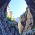 ALT: "Geoparc Bletterbach, il canyon nascosto delle Dolomiti: un tesoro naturale da esplorare."