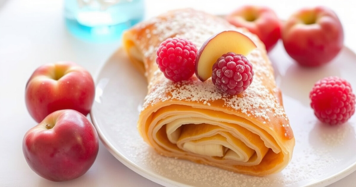 "Strudel di mele tradizionale delle Alpi: ricetta autentica e deliziosa."